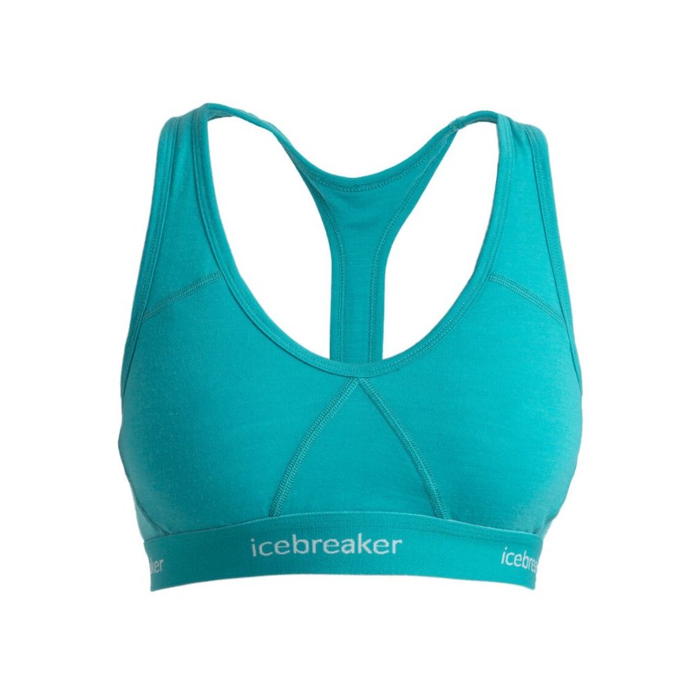 Icebreaker racer back sports bra
